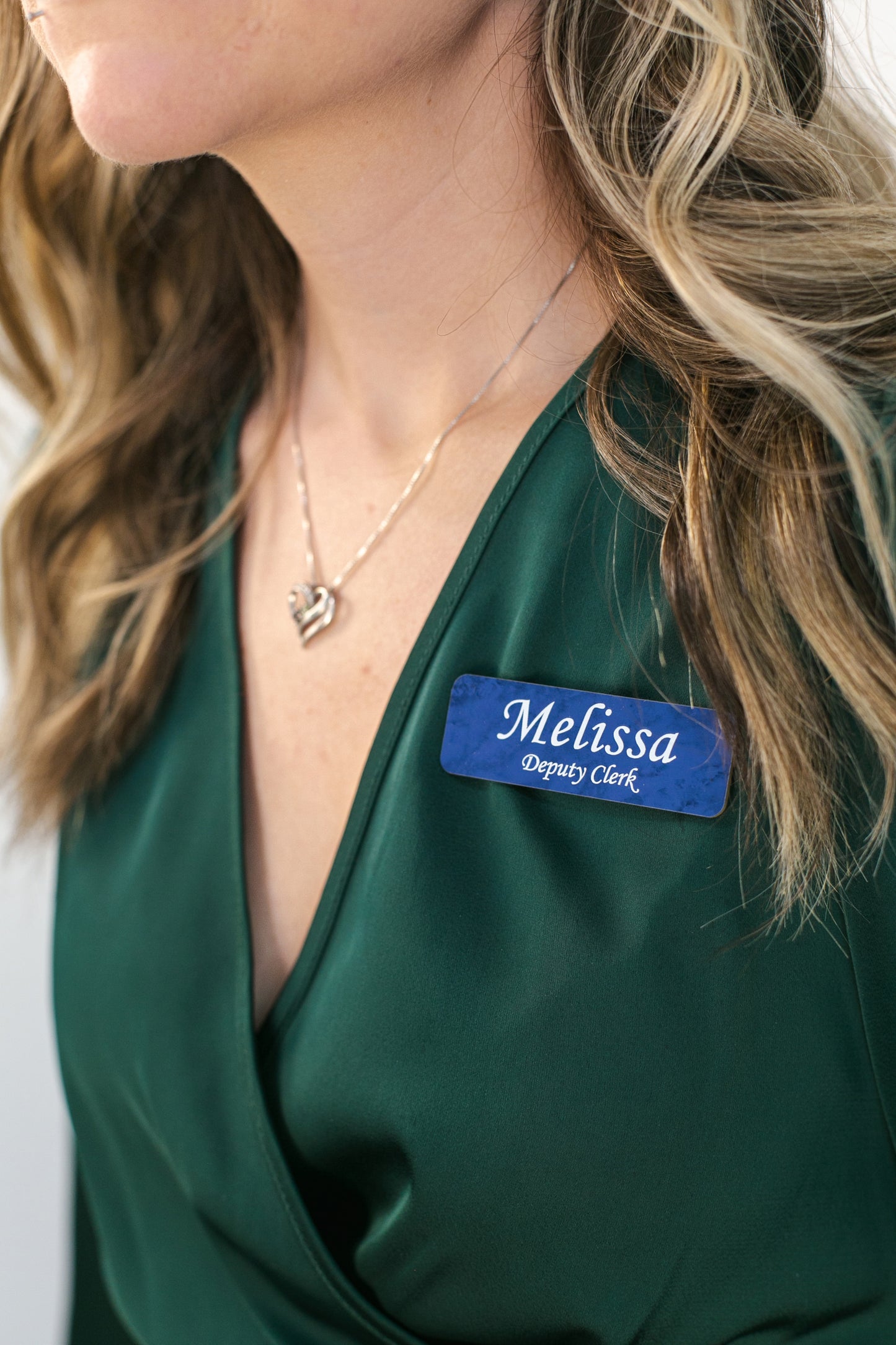 Custom Shapes Blue Marble Acrylic Name Badges